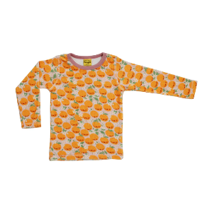 던스스웨덴 아기 유아 티셔츠 긴팔 실내복 외출복 오렌지 핑크 - 부루 구매대행